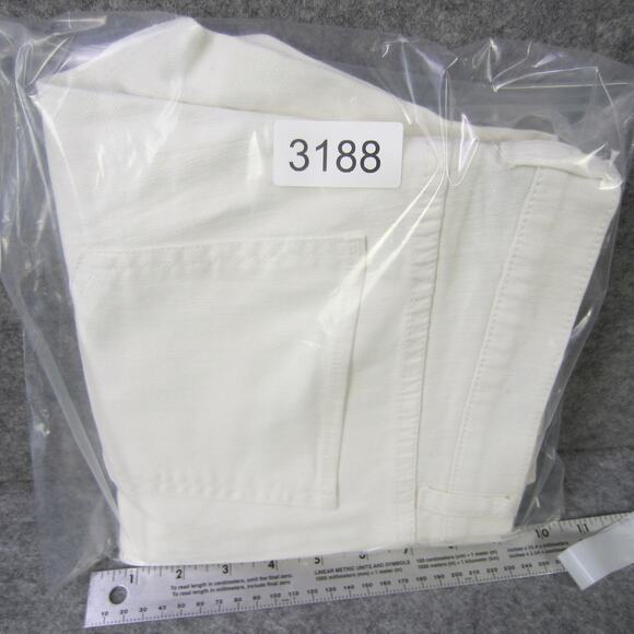 Old Navy Jeans Womens 8 White Low Rise Skinny Leg Stretch Denim Pants - Picture 8 of 8